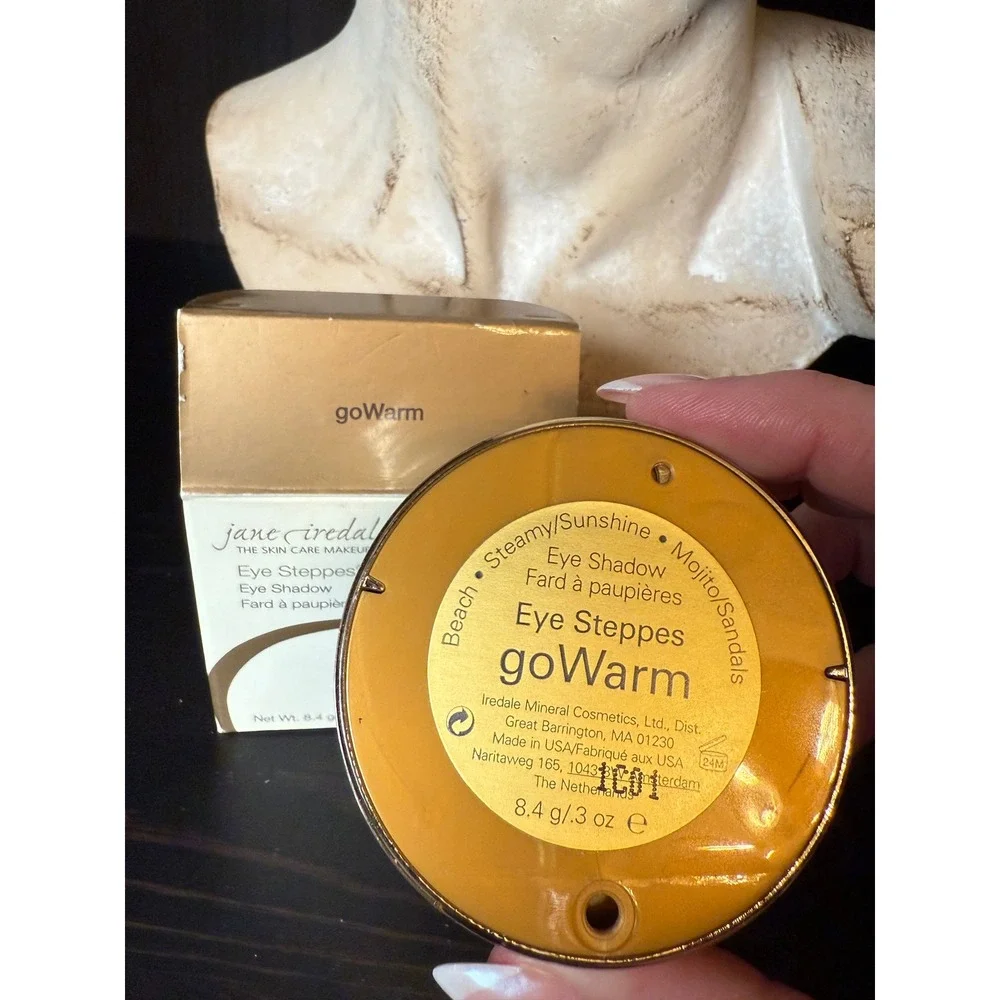 Jane Iredale Eye Steppes goWarm Eye Shadow Palette‎ 5 Shades Mineral Makeup 8.4g
